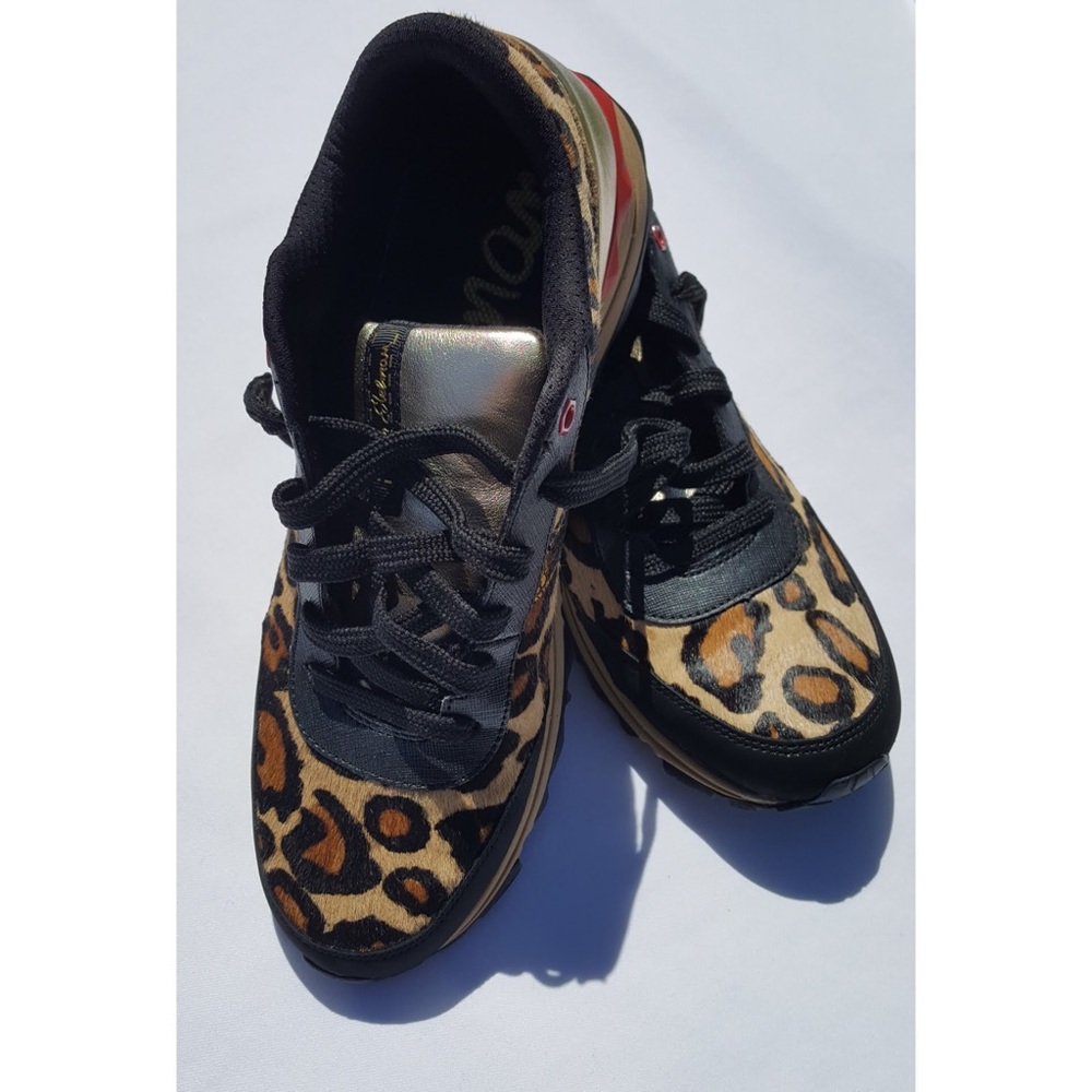 SOLD✔ Sam Edelman DAX Leopard Cheetah Sneakers - Picture 4 of 8